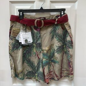 Desigual tropical palms Bermuda shorts